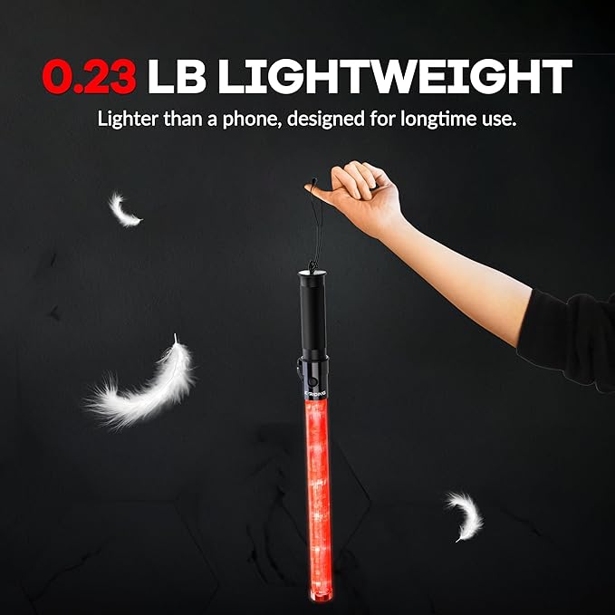 Traffic Wand Red