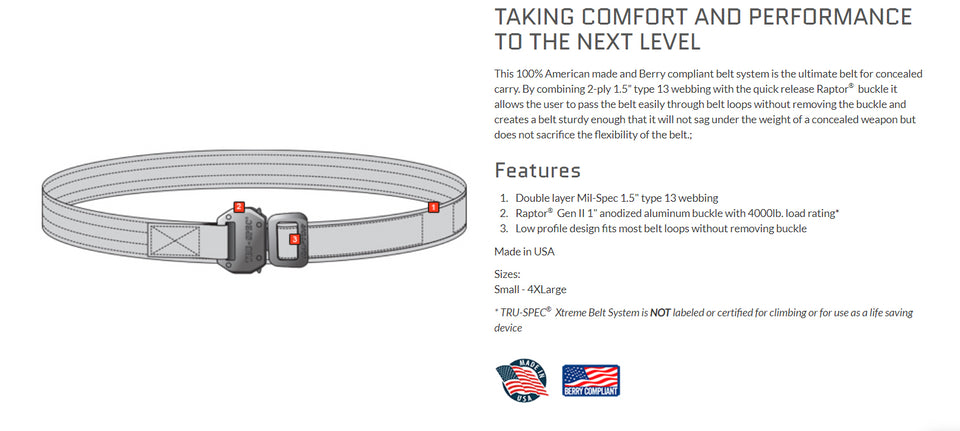 XTREME BELT SYSTEM