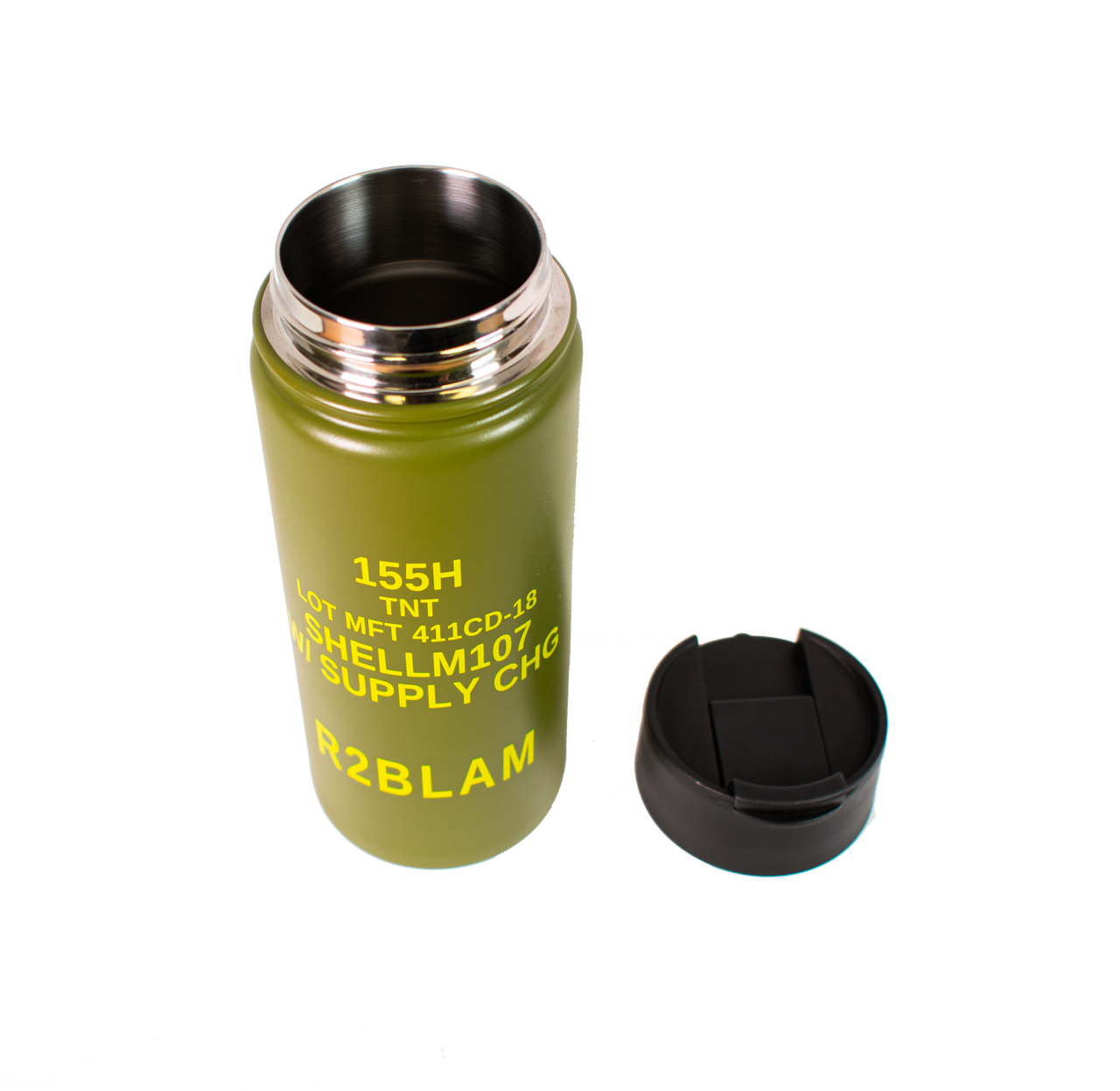 16 oz. Flip-Top Bottle - 155mm M107 Howitzer