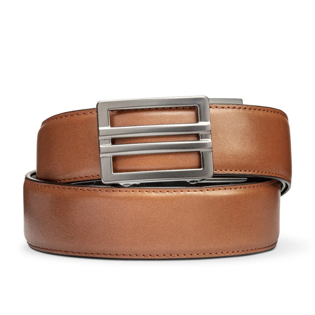 TAN LEATHER GUN BELT 1.5"