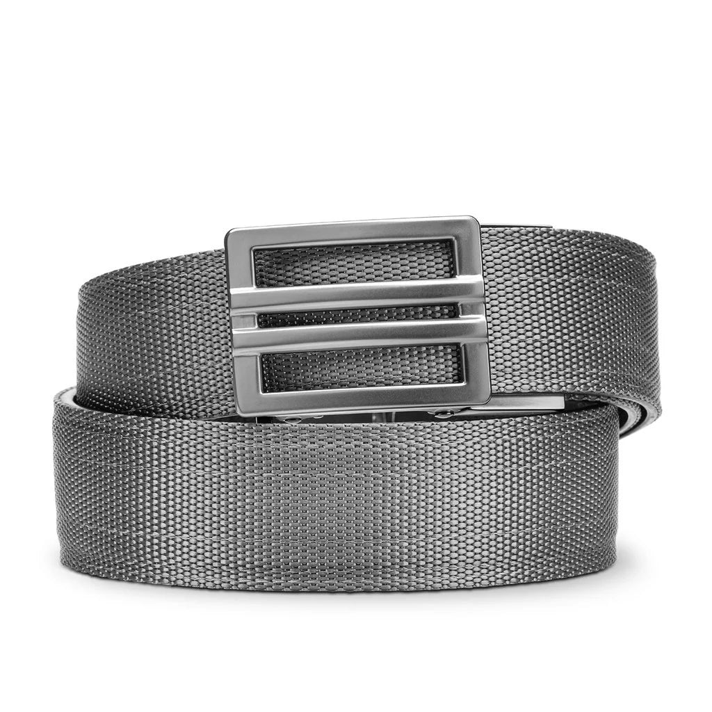 GRAY TACTICAL NYLON GUN BELT 1.5"