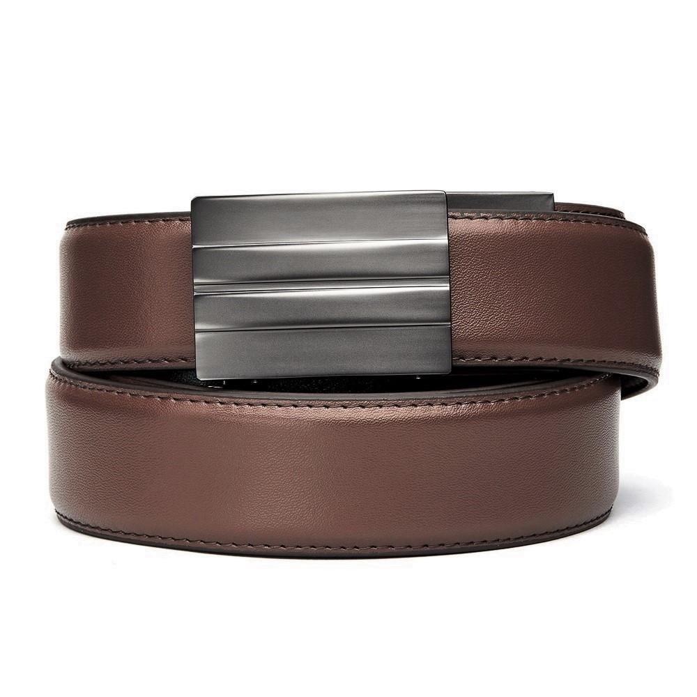 BROWN LEATHER GUN BELT 1.5"