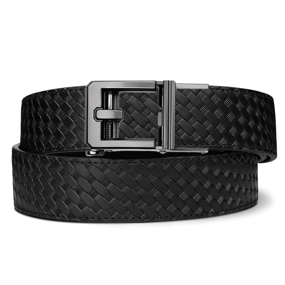 BASKETWEAVE GUN BELT 1.5"