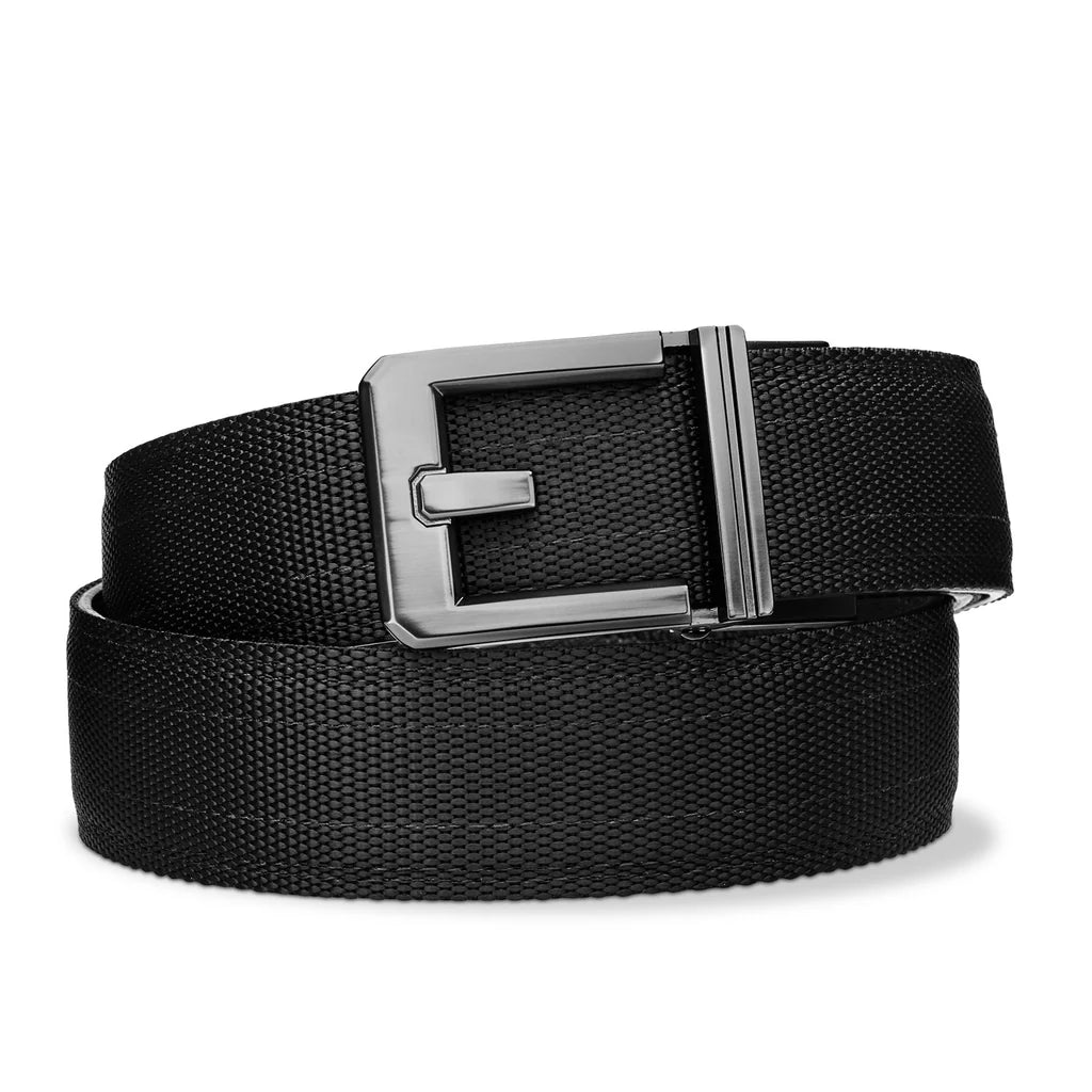 BLACK TACTICAL NYLON GUN BELT 1.5"