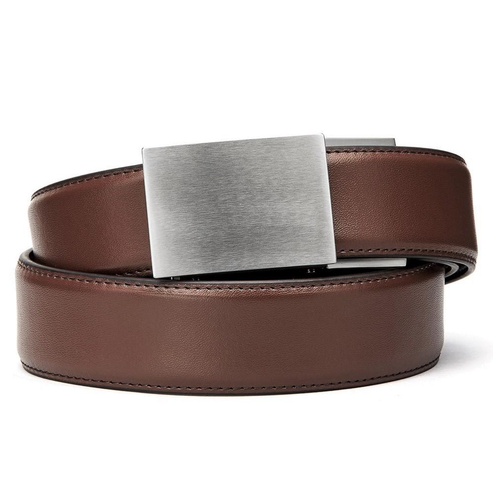 BROWN LEATHER GUN BELT 1.5"