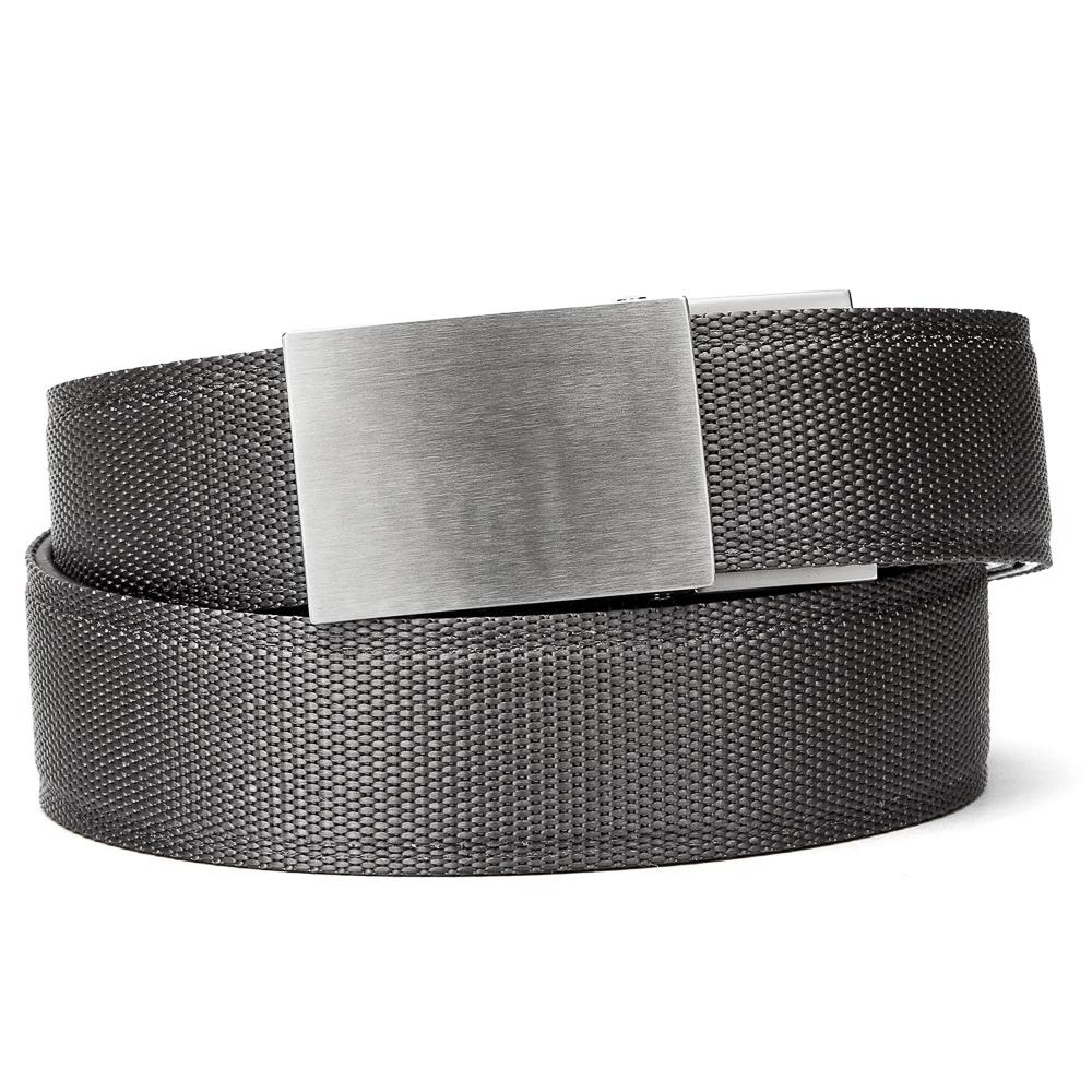 GRAY TACTICAL NYLON GUN BELT 1.5"