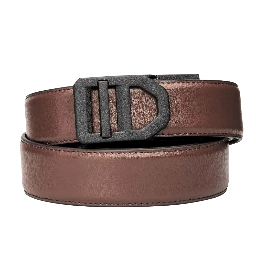 BROWN LEATHER GUN BELT 1.5"