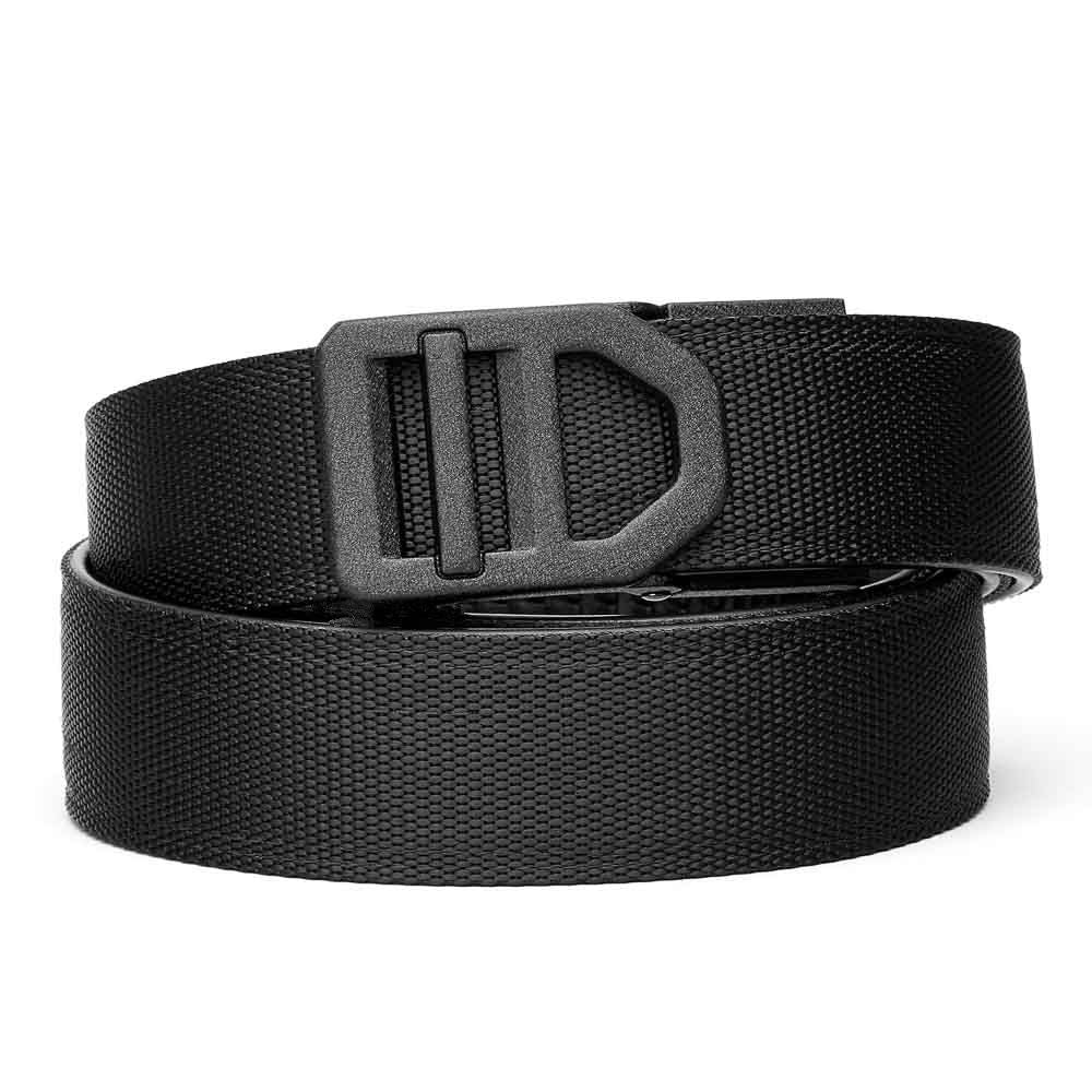 BLACK TACTICAL NYLON GUN BELT 1.5"