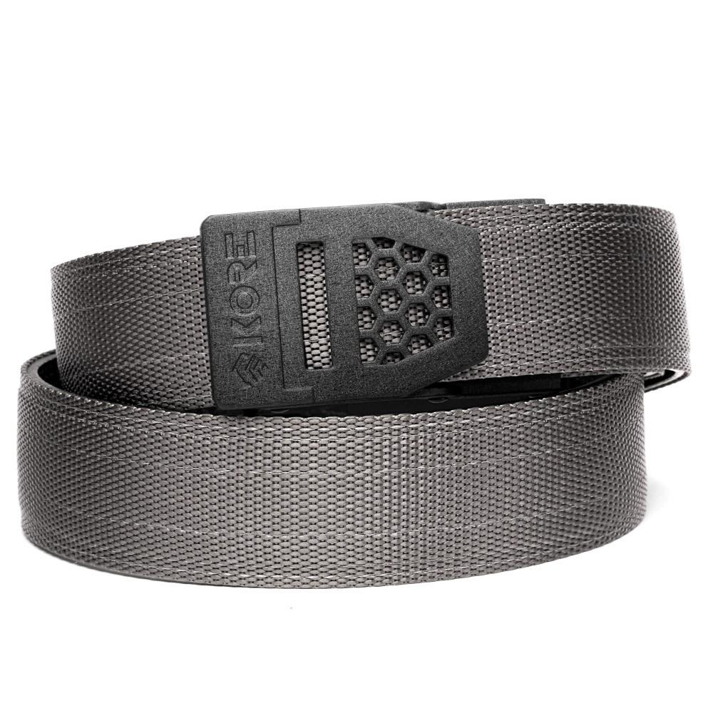 GRAY TACTICAL NYLON GUN BELT 1.5"