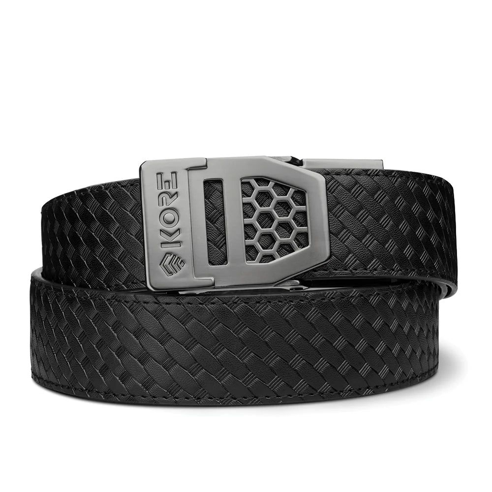 BASKETWEAVE GUN BELT 1.5"