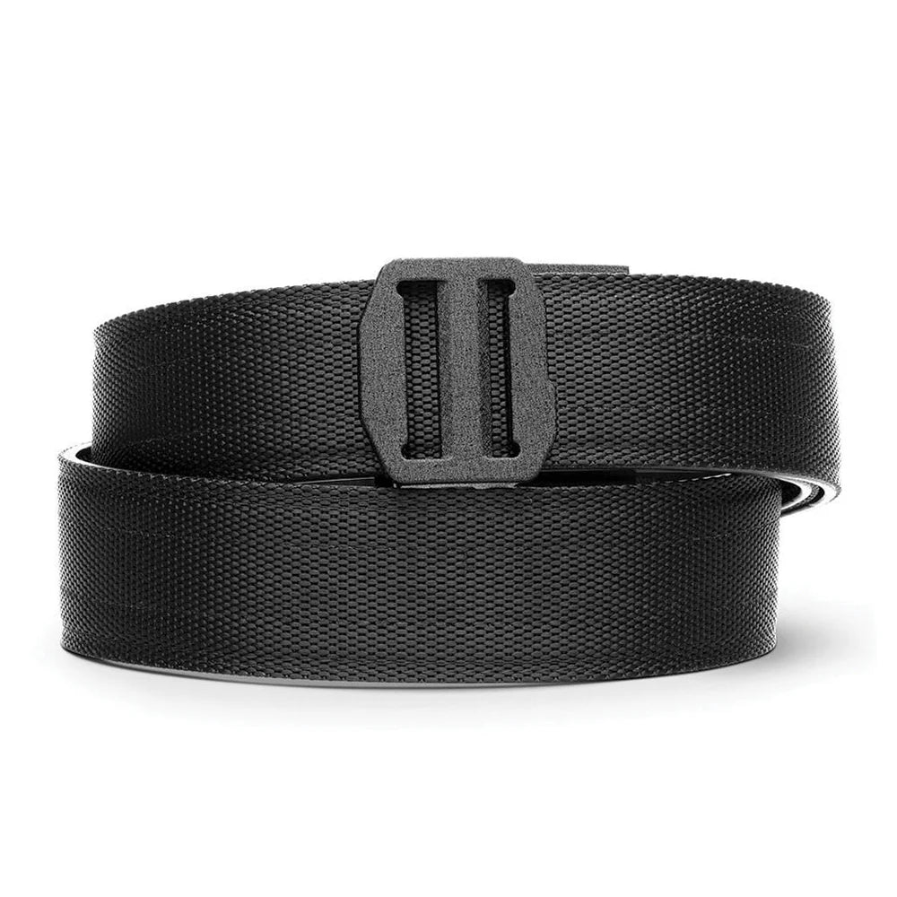 BLACK TACTICAL NYLON GUN BELT 1.5"