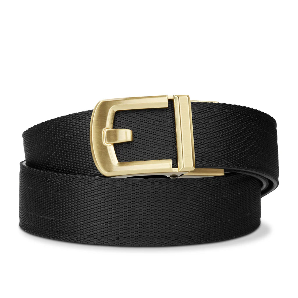 BLACK TACTICAL NYLON GUN BELT 1.5"