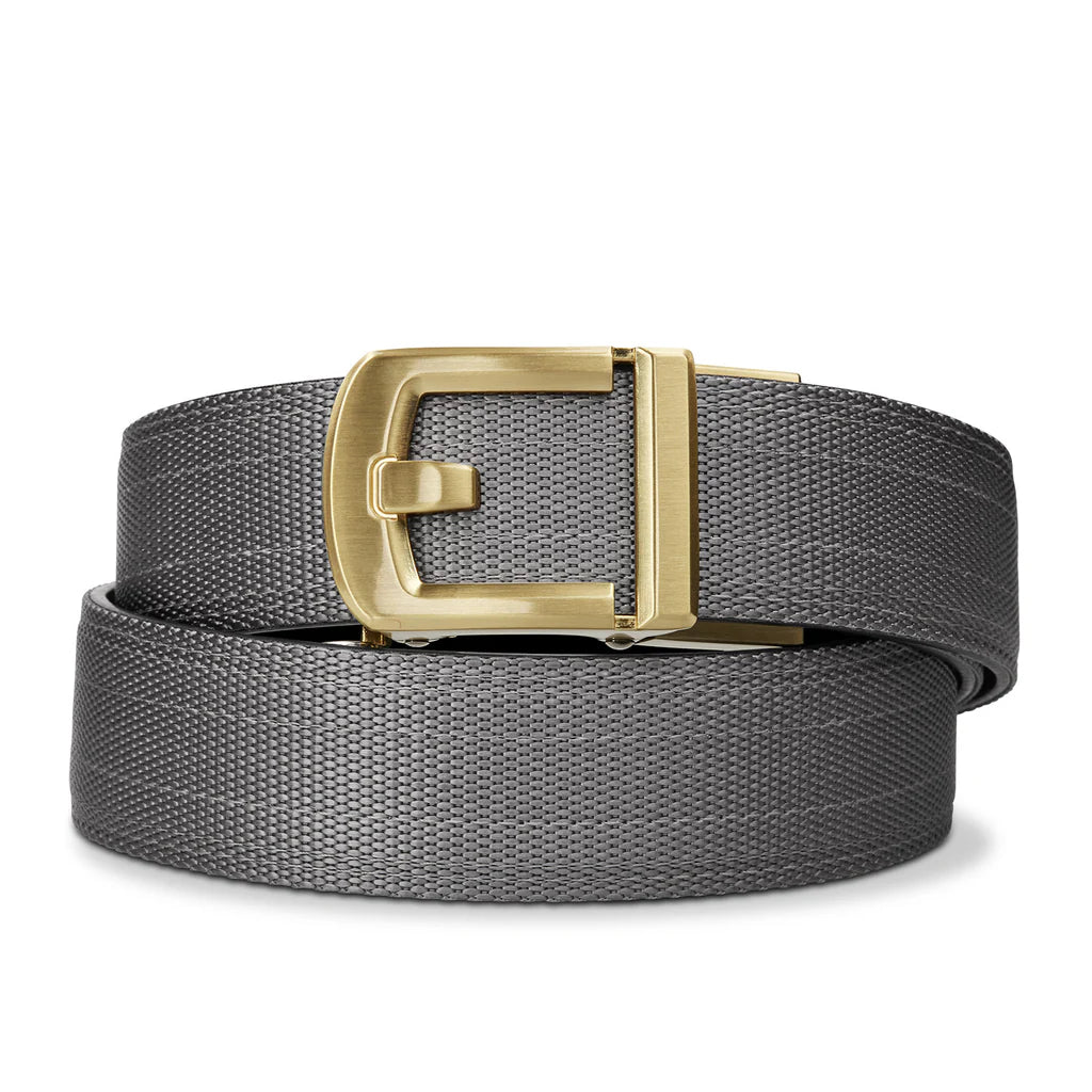 GRAY TACTICAL NYLON GUN BELT 1.5"
