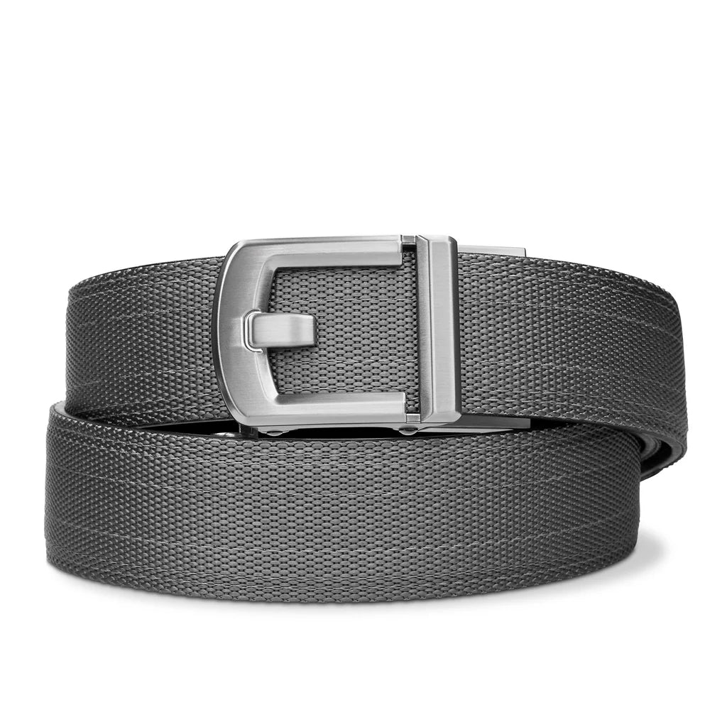 GRAY TACTICAL NYLON GUN BELT 1.5"