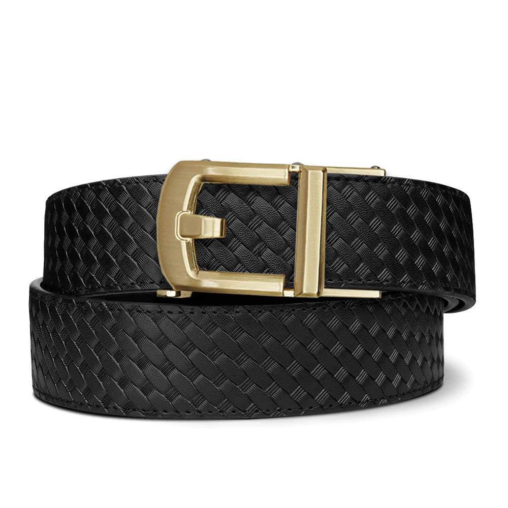 BASKETWEAVE GUN BELT 1.5"