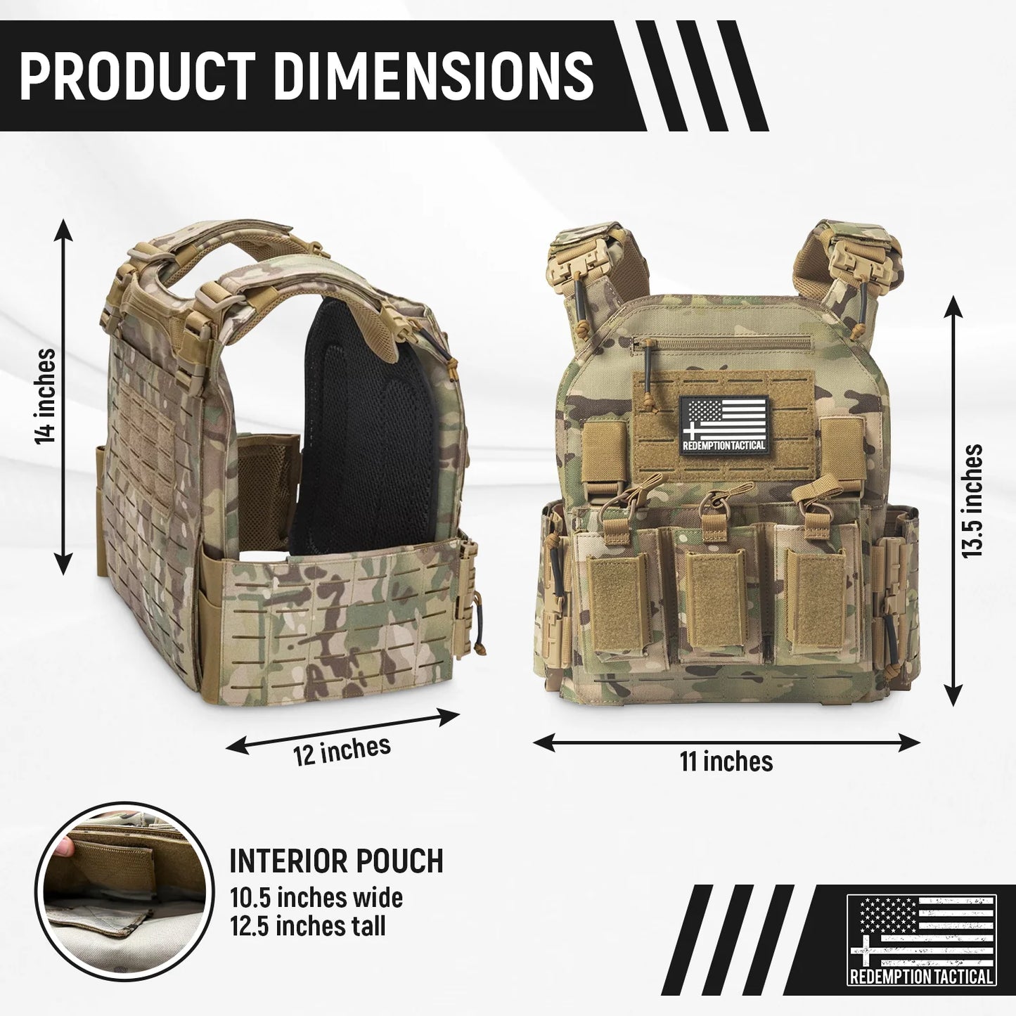 Redemption Tactical "CRUSADER 2.0"® Plate Carrier