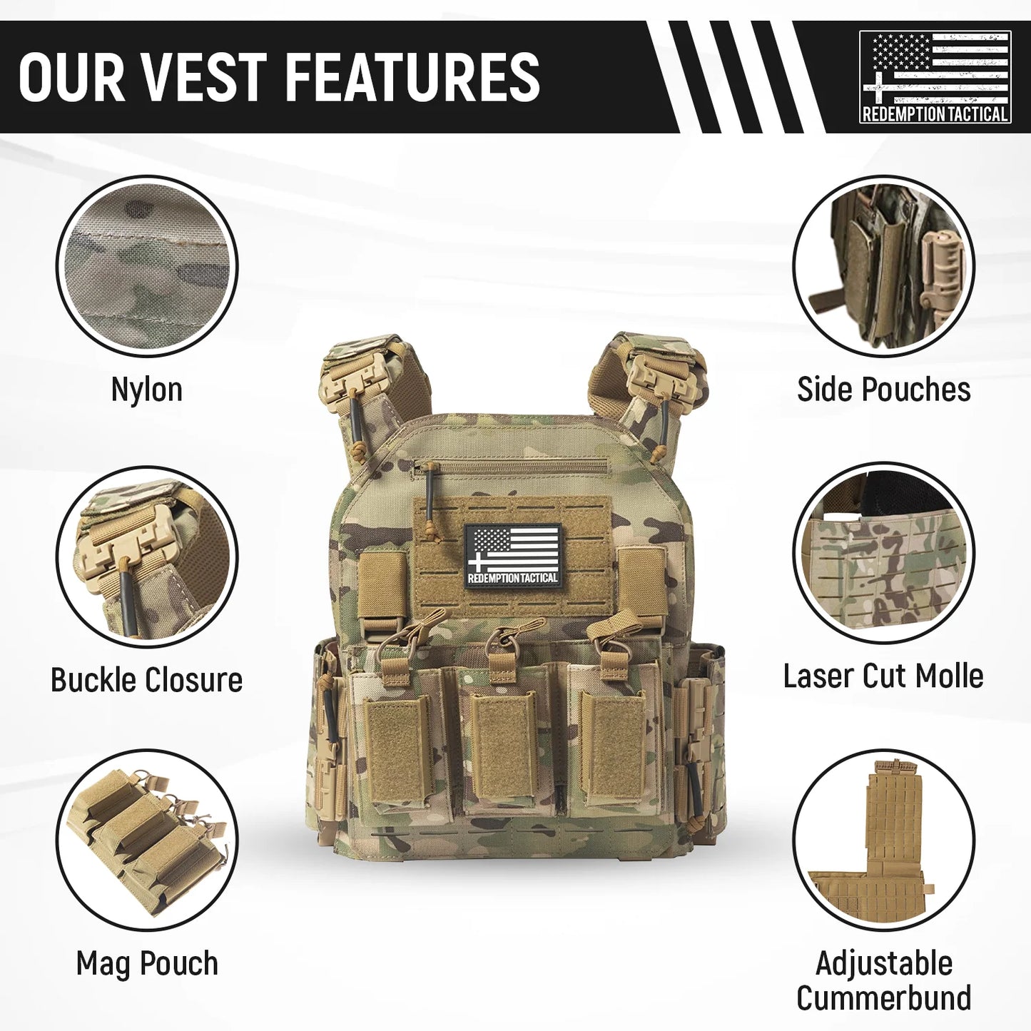 Redemption Tactical "CRUSADER 2.0"® Plate Carrier