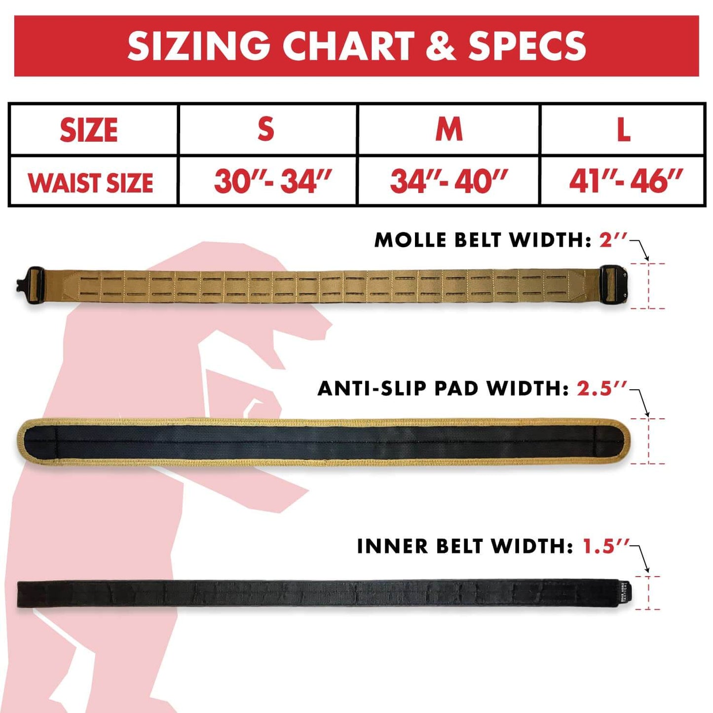 Bear Armz Tactical Battle belt