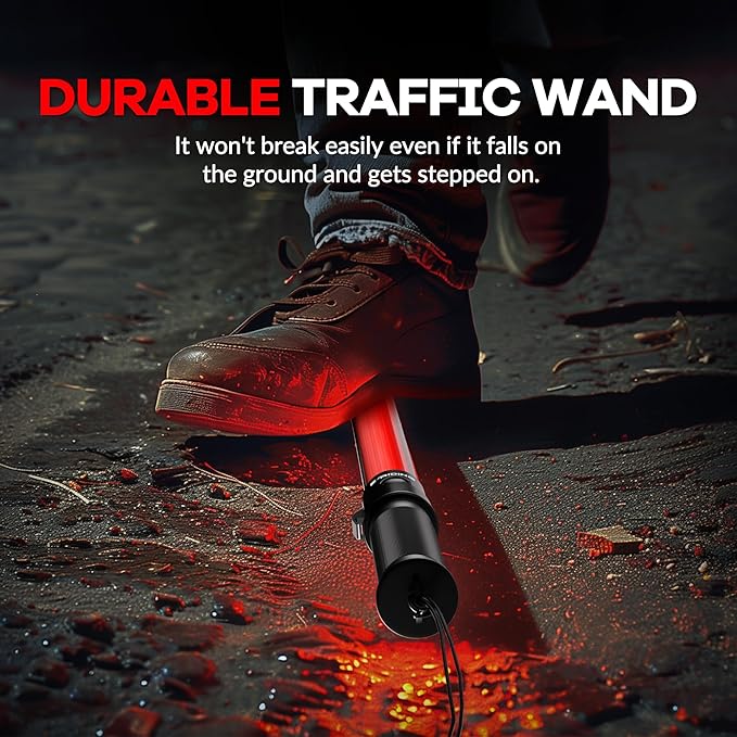 Traffic Wand Red