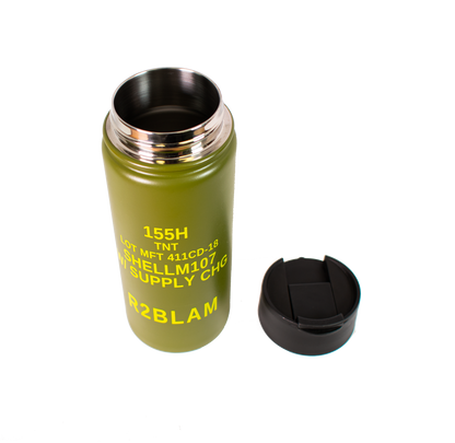 16 oz. Flip-Top Bottle - 155mm M107 Howitzer