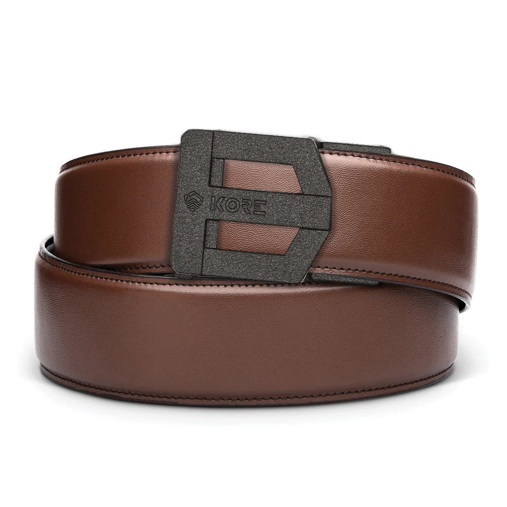 LEATHER GARRISON GUN BELT 1.75"