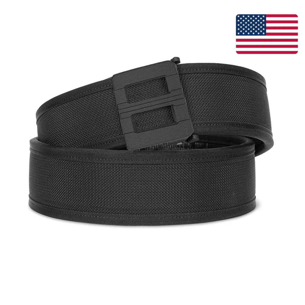 BLACK NYLON DUTY BELT 2.25" D2 : COMPLETE KIT