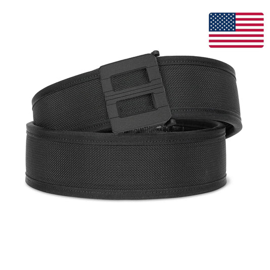 BLACK NYLON DUTY BELT 2.25" D2 : COMPLETE KIT