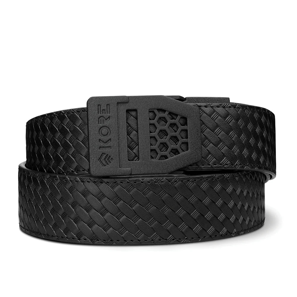 BASKETWEAVE GUN BELT 1.5"