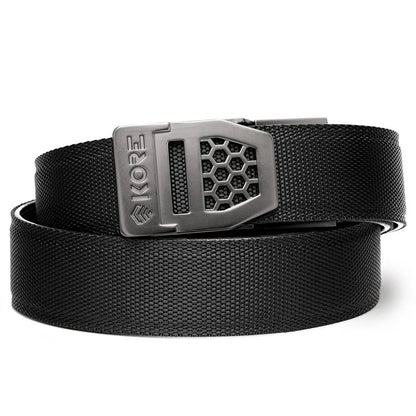 BLACK TACTICAL NYLON GUN BELT 1.5"