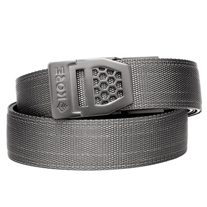 GRAY TACTICAL NYLON GUN BELT 1.5"