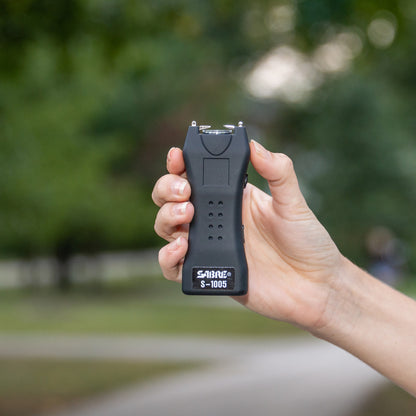 2-in-1 Stun Gun and Flashlight with Belt Holster